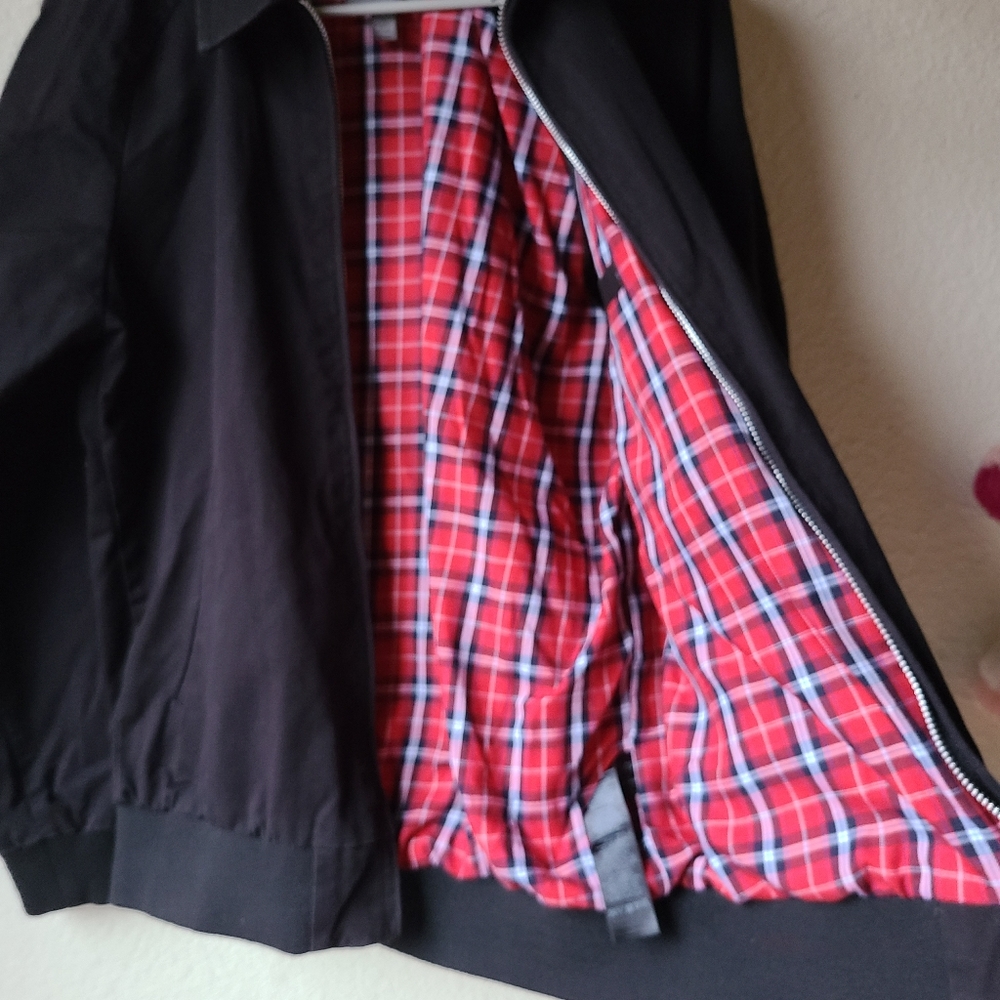 ASOS Black Jacket Zipper Closure Men's Size S - Picture 4 of 11